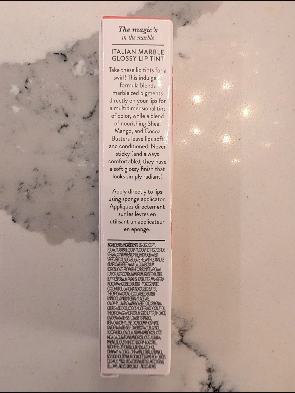 Laura Geller Italian Marble Glossy Lip Tint — Rosé Spritz NIB